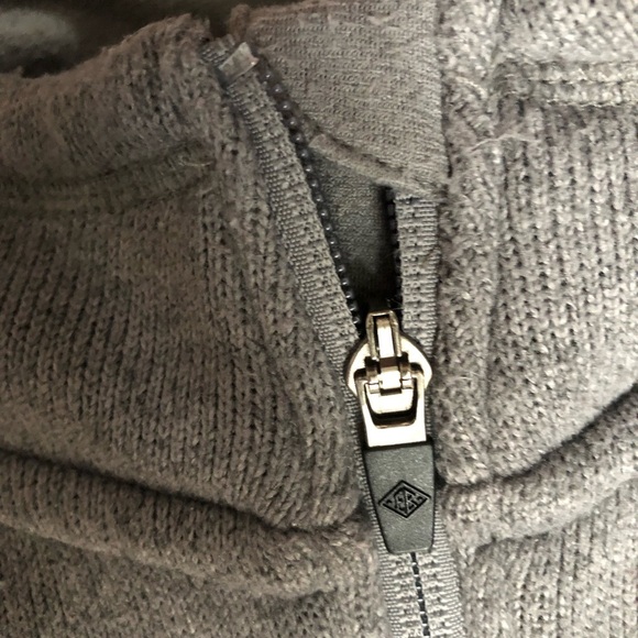 Eddie Bauer Grey Zip Up Fleece - Picture 4 of 11
